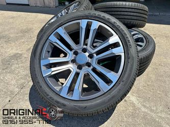 22" GMC Yukon Wheels Denali Sierra Escalade Tires Rims 6x5.5