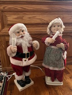 Christmas Santa And Mrs. Clause 