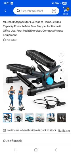 Merach Hydraulic Exercise Stepper with Stretch Band Brand New (Price Is Firm)