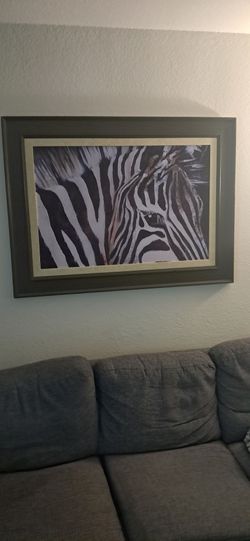 Large Zebra Painting