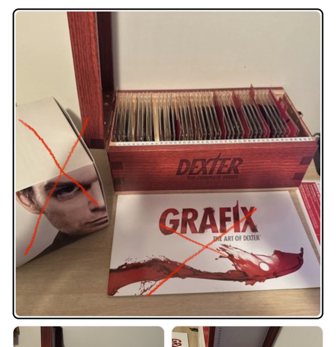  Dexter: The Complete Series Collection Blood Box Slide Set