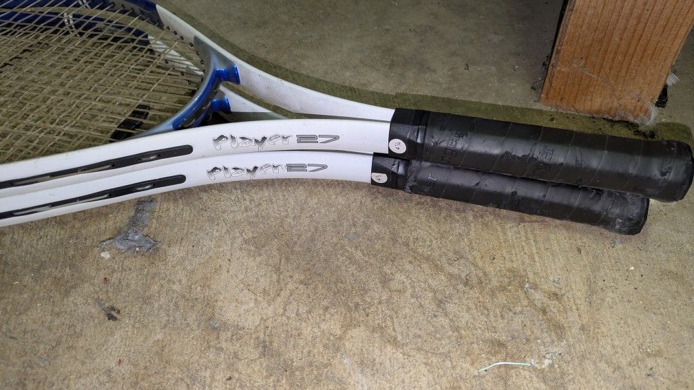 Pair-o-Tennis rackets