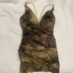 Y2K Snakeprint Dress