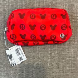 Disney collage Lululem0n everywhere belt bag/crossbody bag red NWT