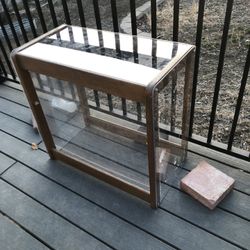 Green House With Shelf. Do You Want To See A Pictures With Plants Under It? 