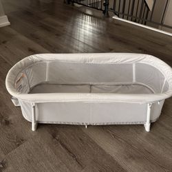 Baby Delight Snuggle Nest Bassinet – Portable Baby Bed, Driftwood Grey