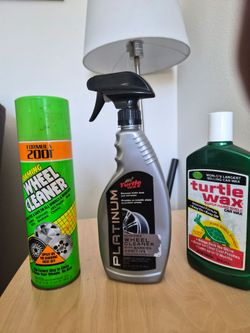 Turtle wax platinum chrome wheel cleaner