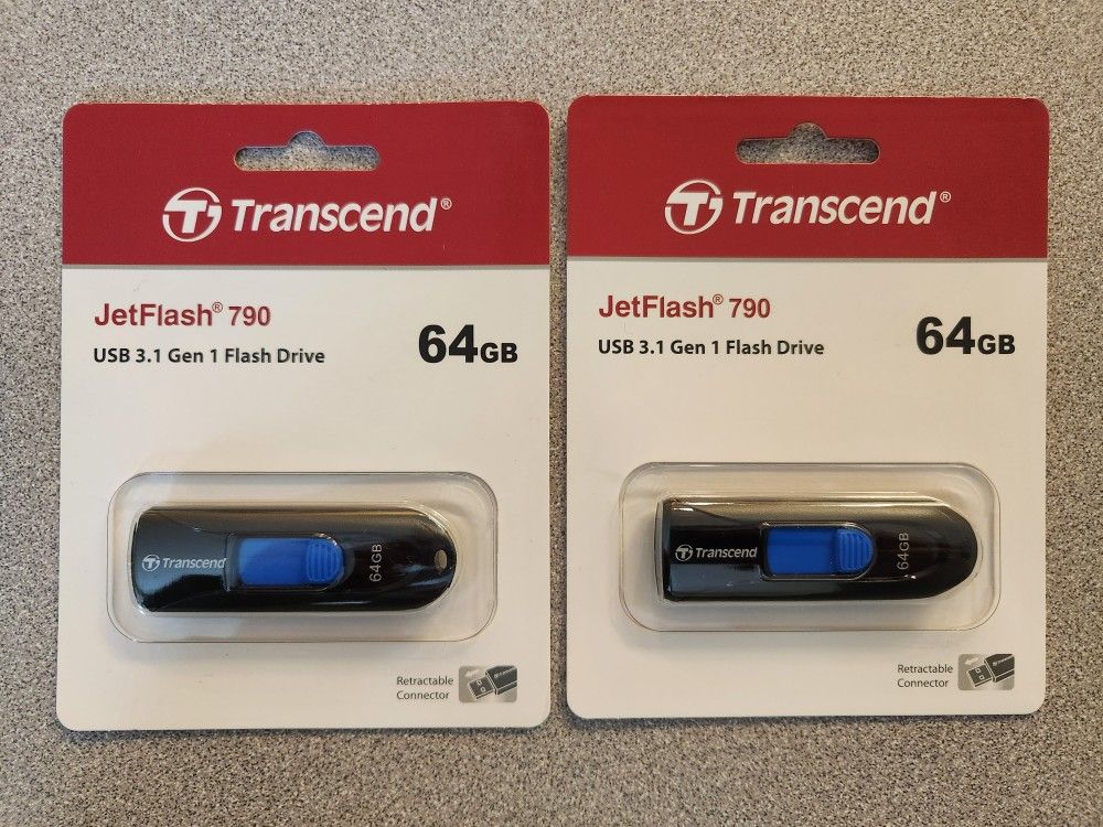 Transcend JetFlash 790 USB 3.1 Flash Drive 64GB