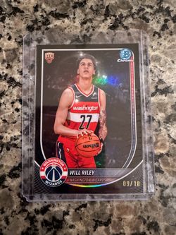 Will Riley Bowman Chrome RC 09/10 Washington Wizards