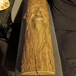     hand carved" wood ent"   spirit of the forest..