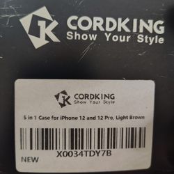 Light Brown Case For iPhone 12 & 12 Pro