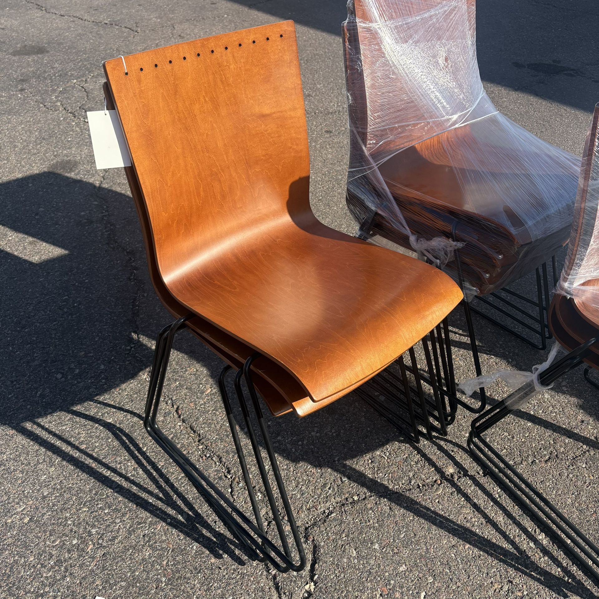 Office Chair Modern Luxury Wooden And Steel Office Side Chairs