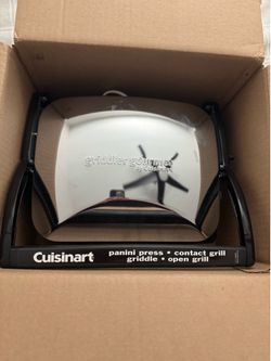 Cuisinart panini press and contact grill