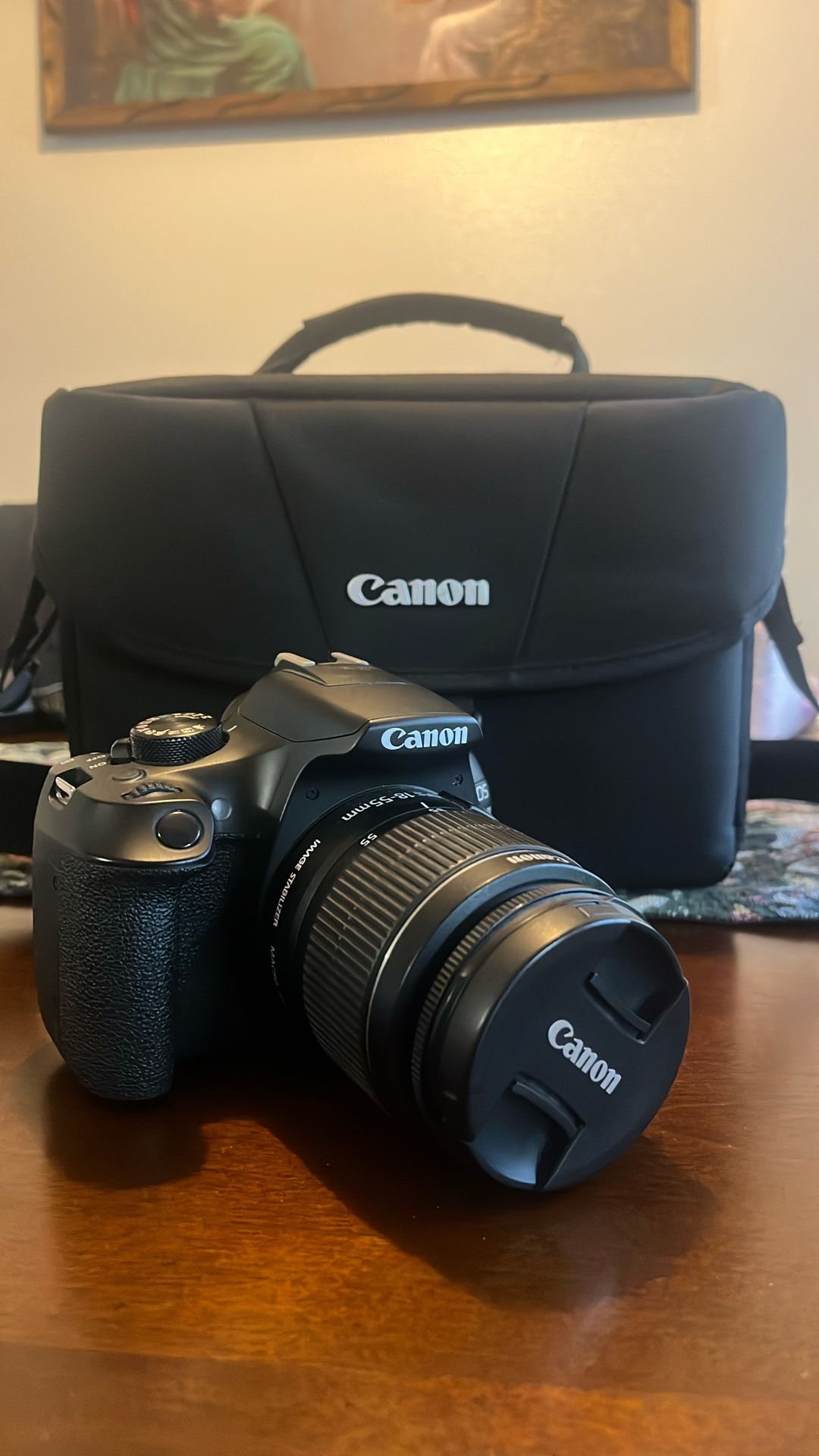 Canon EOS Rebel T6 Digital SLR Camera with EF-S 18-55mm f/3.5-5.6