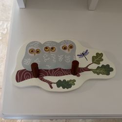 Wall Rack With 2 Hooks For Child’s Room 