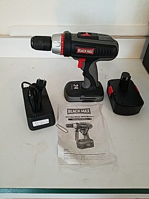 Black Max 24 volt 2 speed hammer drill