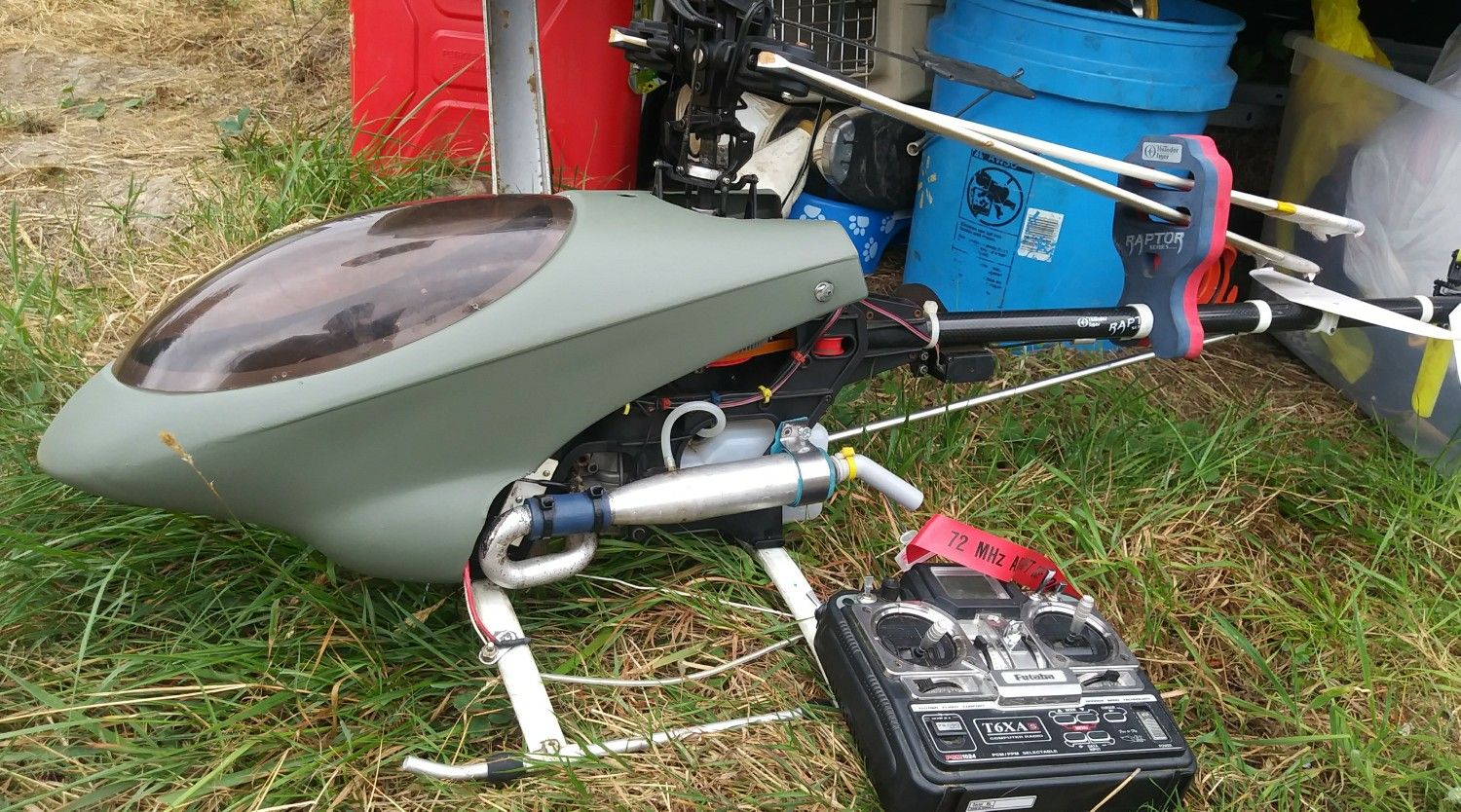 Raptor Thunder Tiger 60 rc helicopter