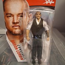 WWE SERIES 102 CONSTABLE BARON CORBIN COLLECTIBLE ACTION FIGURE 