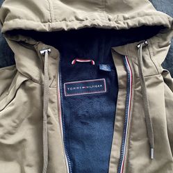 Tommy Hilfiger Coat - Men’s Medium - Olive/Navy