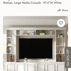 Large Media Console