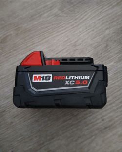 Milwaukee tools M18 RedLithium XC5.0 Battery