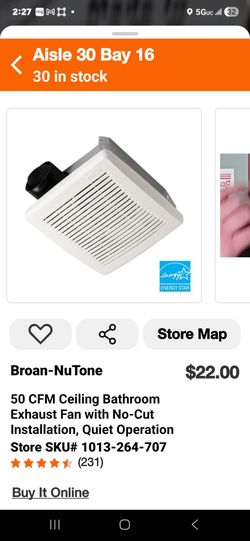 Bathroom Exhaust Fan