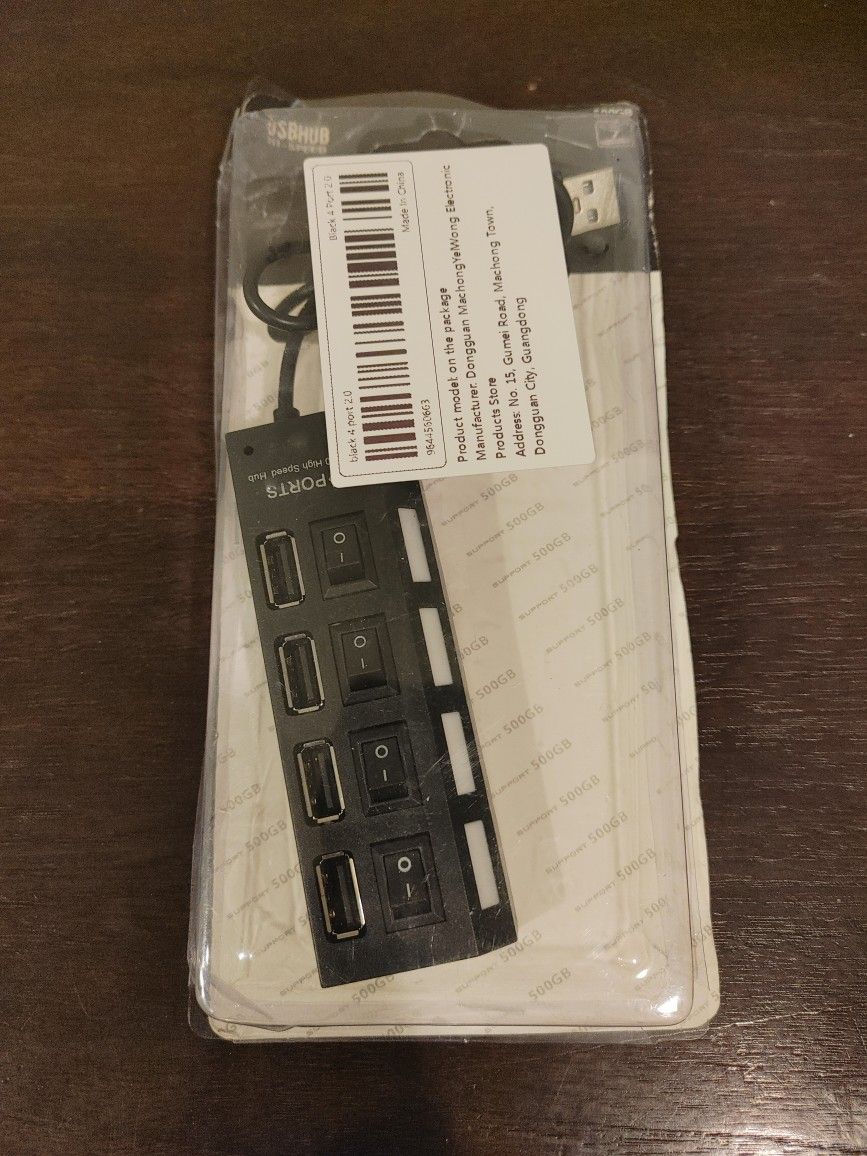 4 Port USB 2.0 Hub