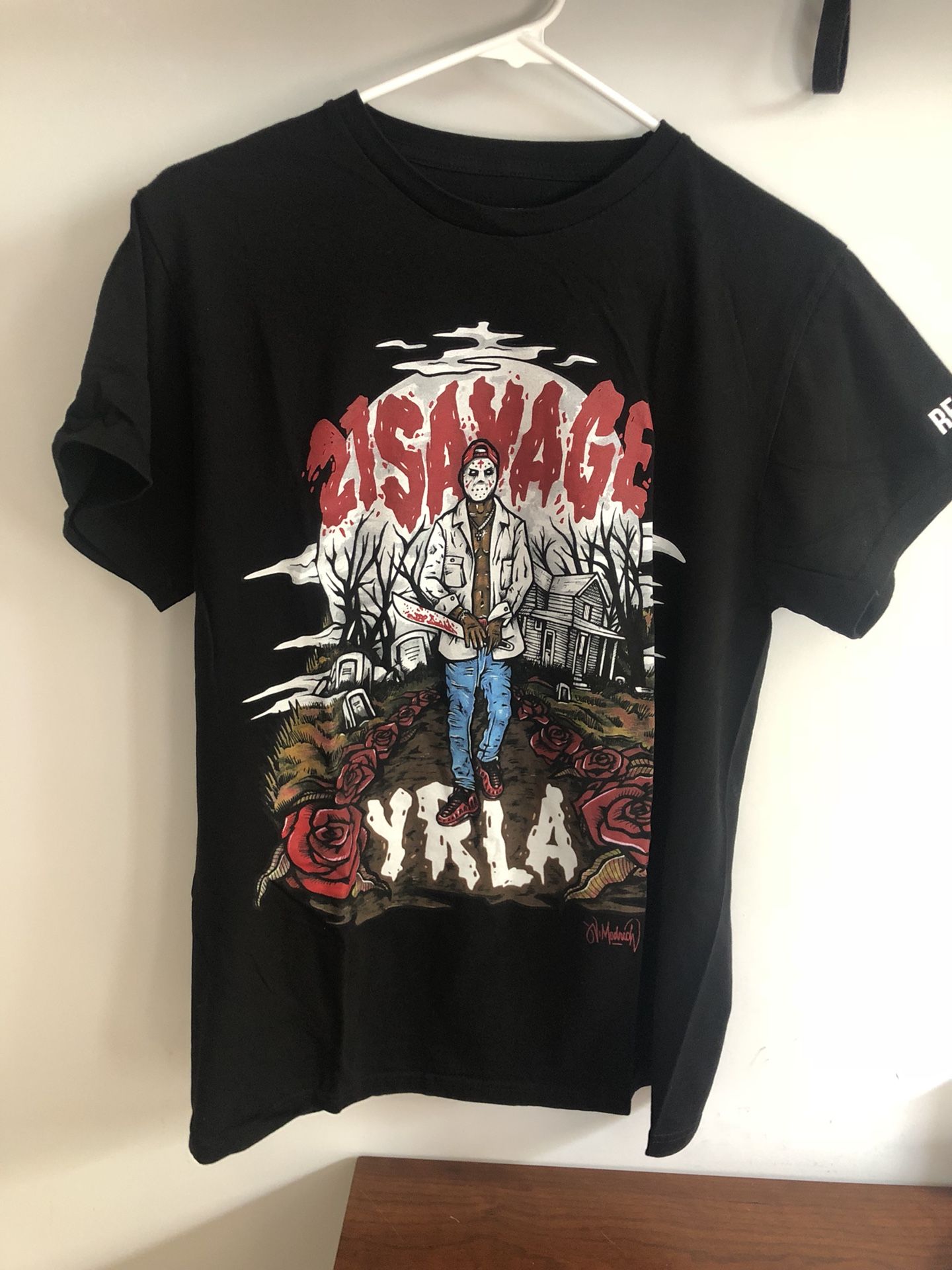 21 savage Travis Scott Metro boomin shirt size medium