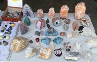 Diferentes tipos de rocas minerales