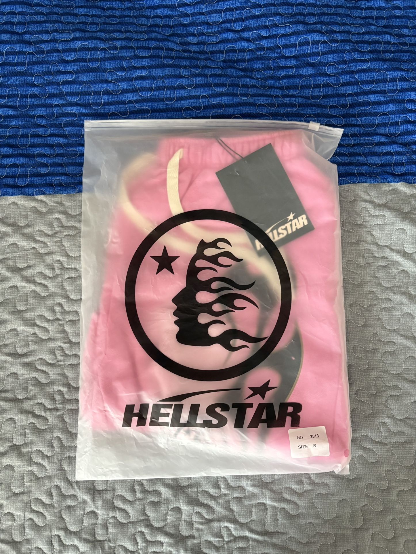 Hellstar Flame Shorts Pink (Small)
