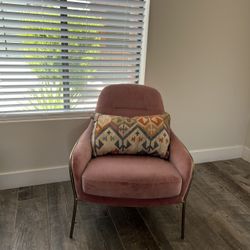 Pink Accent Chair 