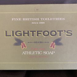 NIB Sealed Set Of 4 Athletic Soap Pure Pine Fine British Toiletries  5.8 Oz Each
