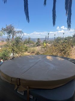 Round Hot Tub jacuzzi Cover with Straps