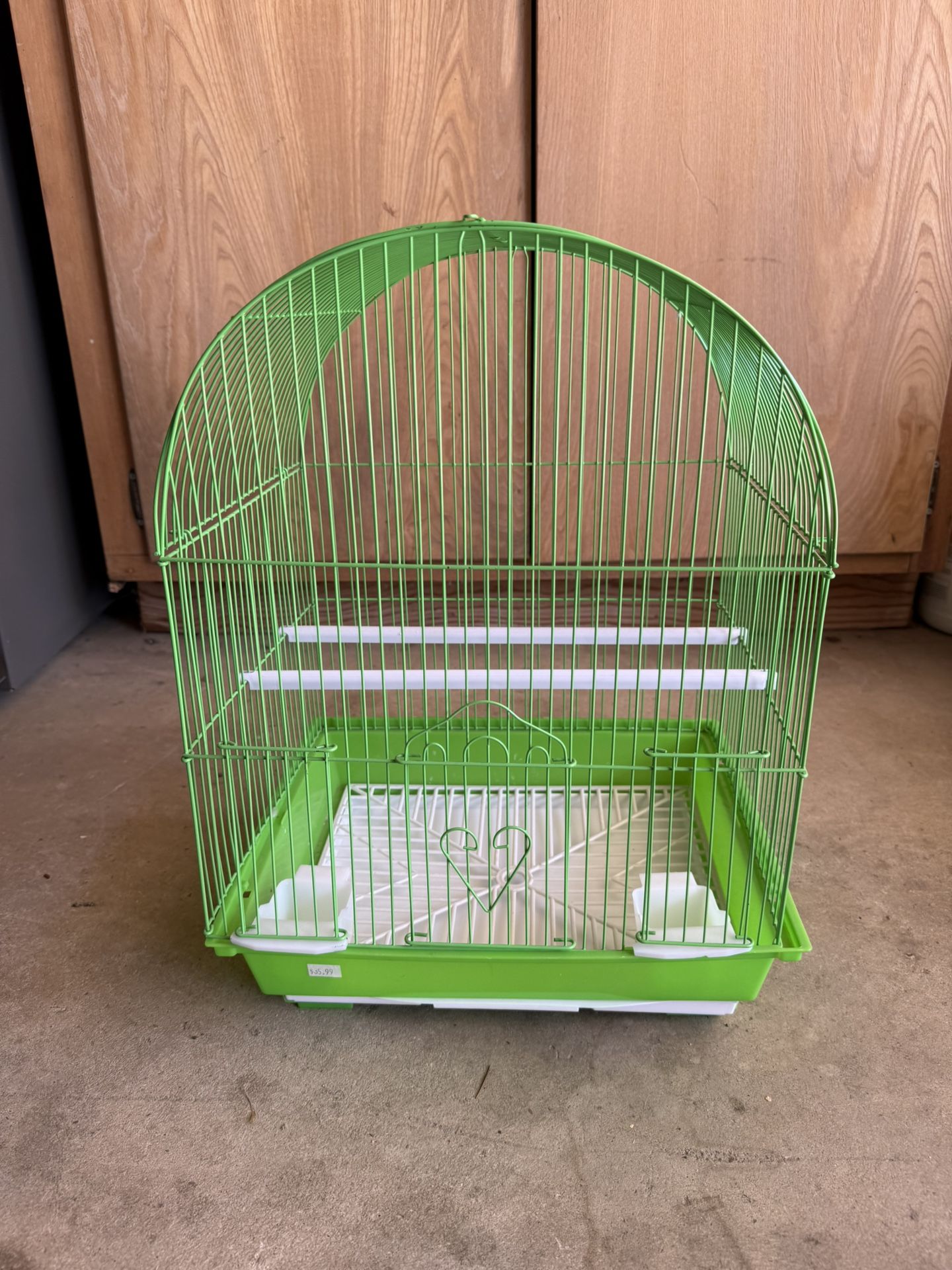 Green Bird Cage