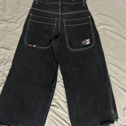 Black Twin cannon Jnco jeans!