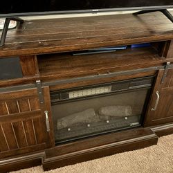 fireplace/tv stand