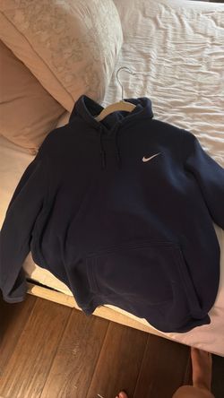 navy hoodie