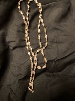 925 silver 30 inch twisted herringbone chain