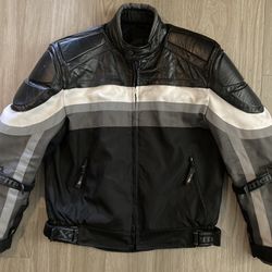 Xelement Men’s Waterproof Armored Motorcycle Jacket (Medium)