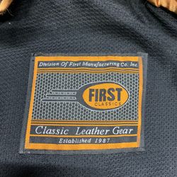 Leather riding gear