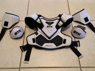 STX Cell V Lacrosse Shoulder Pads Set - Large