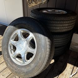 Rims With Tires Mounted 