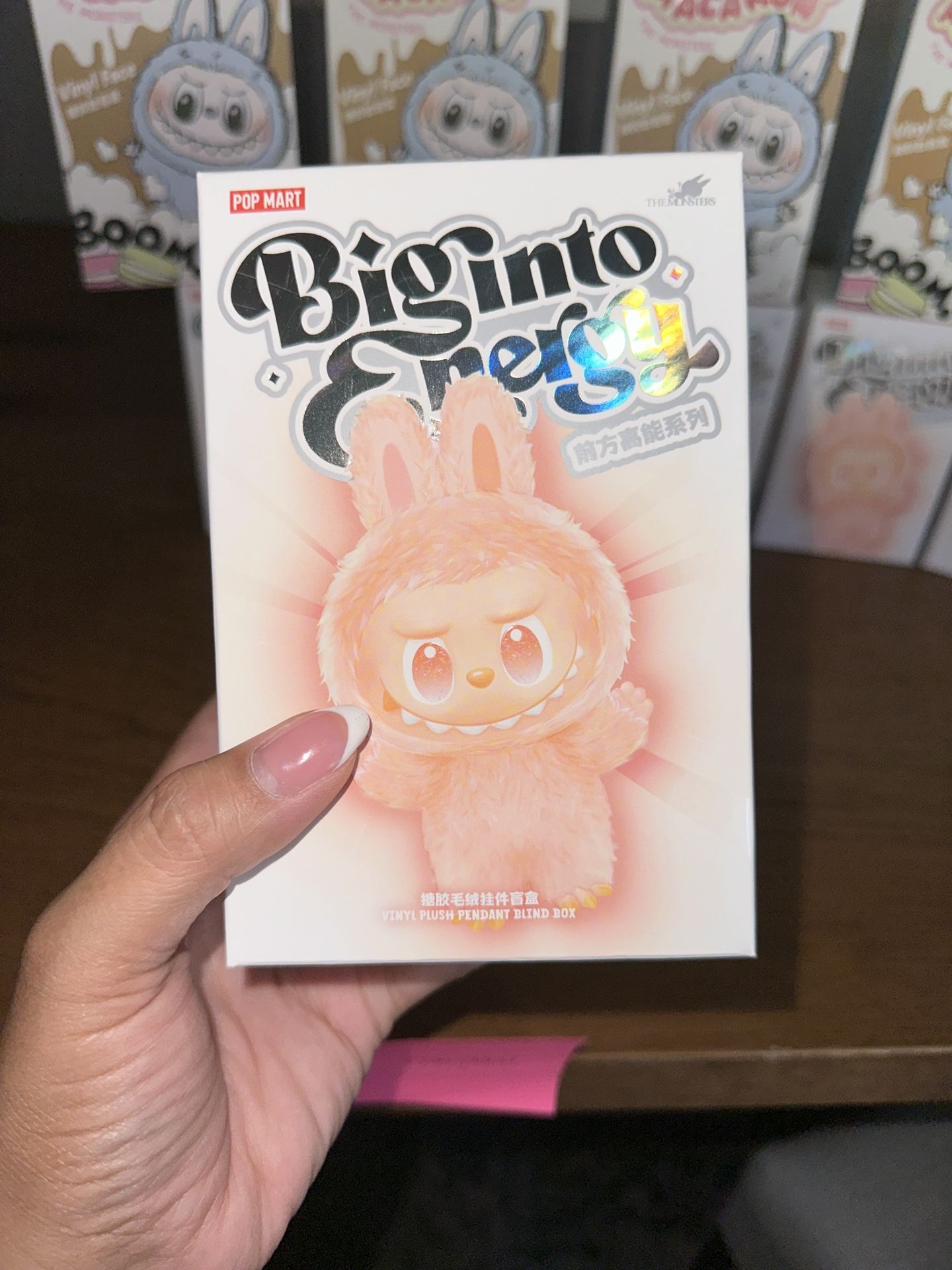 Authentic Big Into Energy And Macaron Labubu