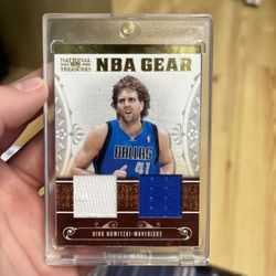 Dual Dirk Nowitzki Jersey Card 