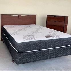 Set Full Size Mattress And Box Spring 