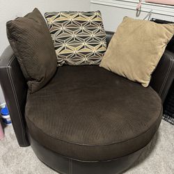 Brown Circle Chair