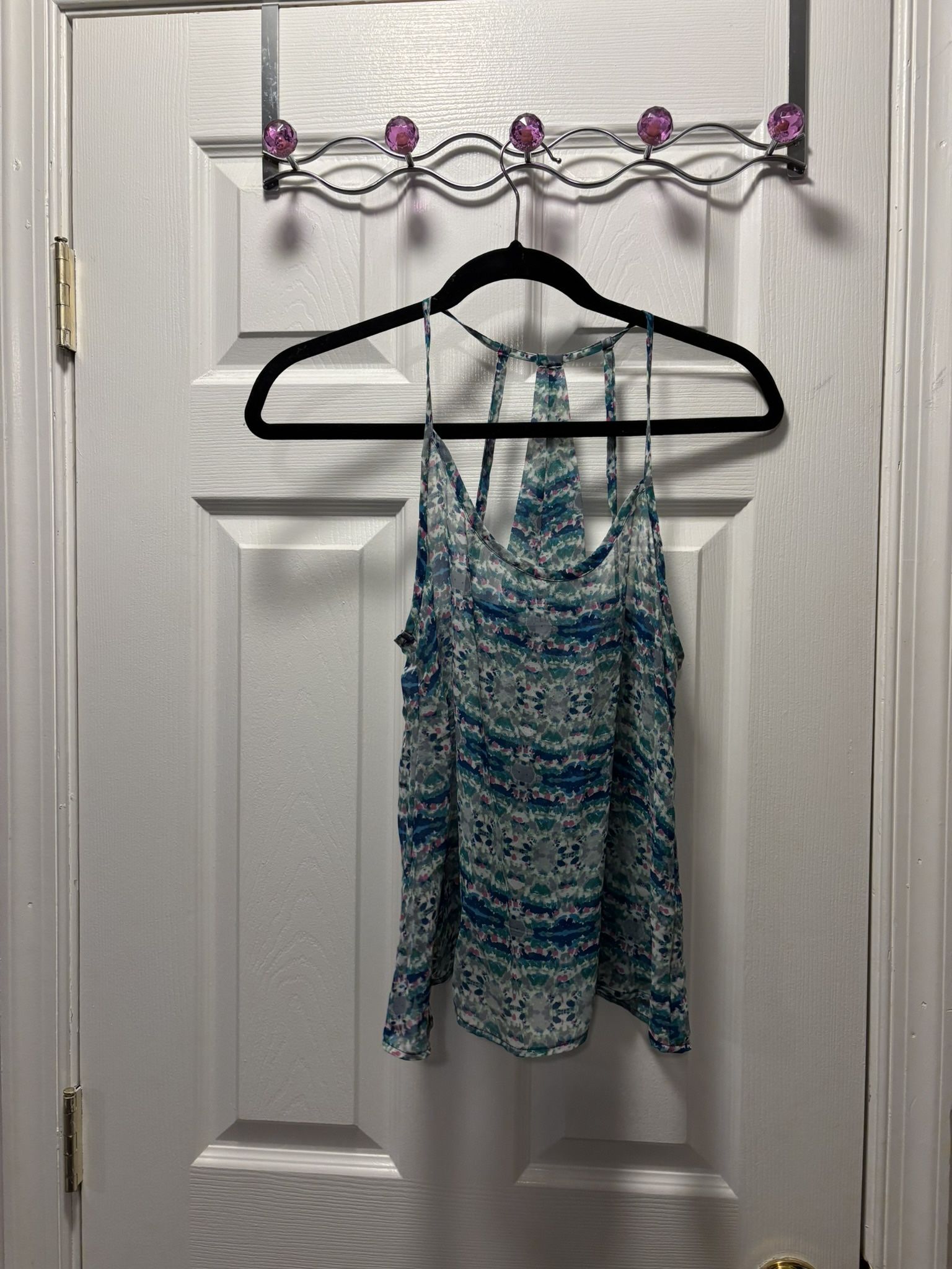 Delia’s Blue Patterned Blouse