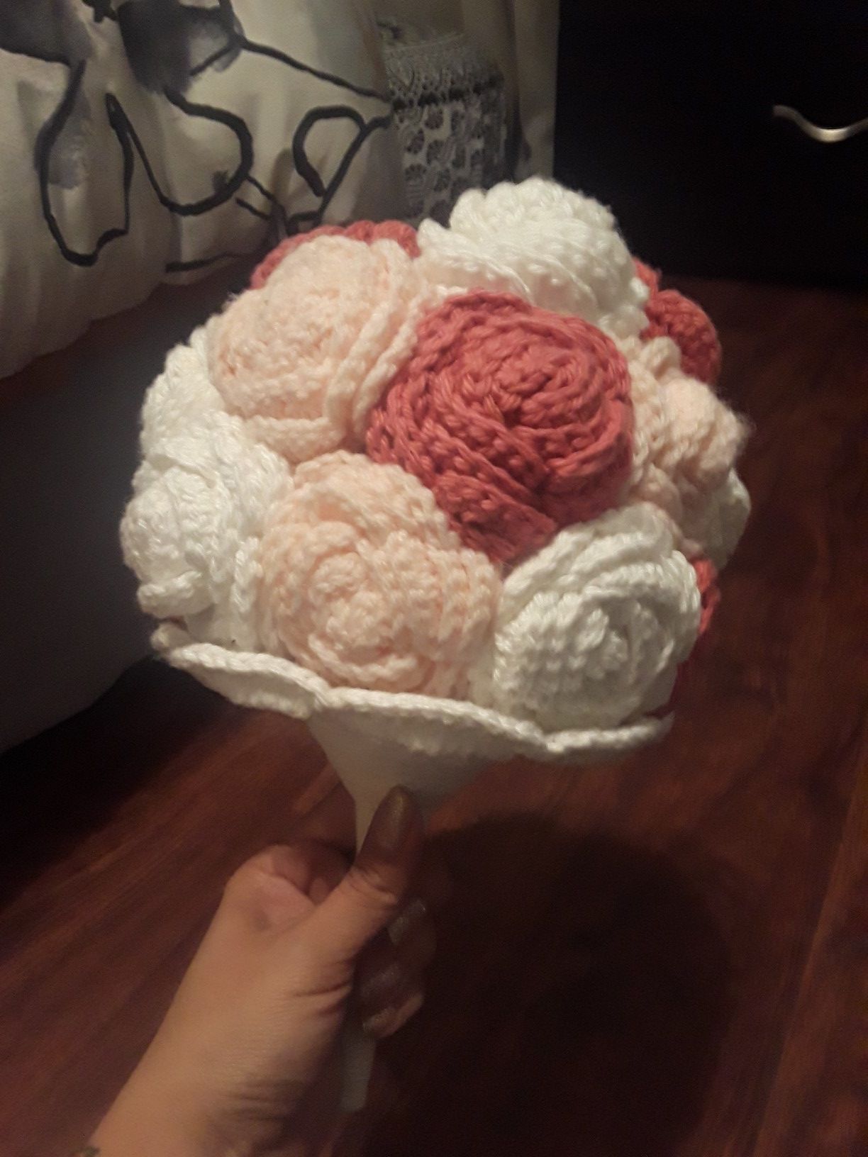 Made to order Crochet wedding bouquet