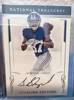 Panini National Treasures Sterling Shepard