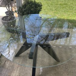 Glass table